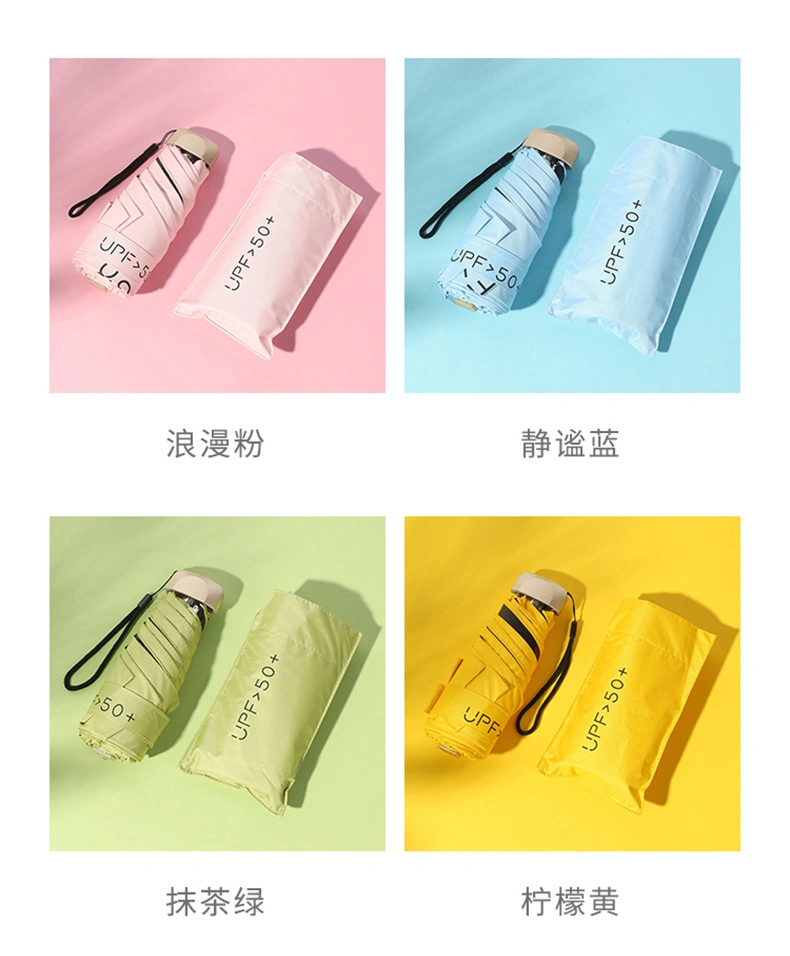 Mini Pocket Folding Umbrella Rain Mini Pocket Umbrella