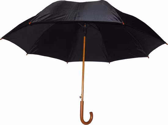 Regalo de lujo Eje de madera de una sola capa y mango Marco de fibra de vidrio Impresión digital personalizada grande Automático Golf / Paraguas recto