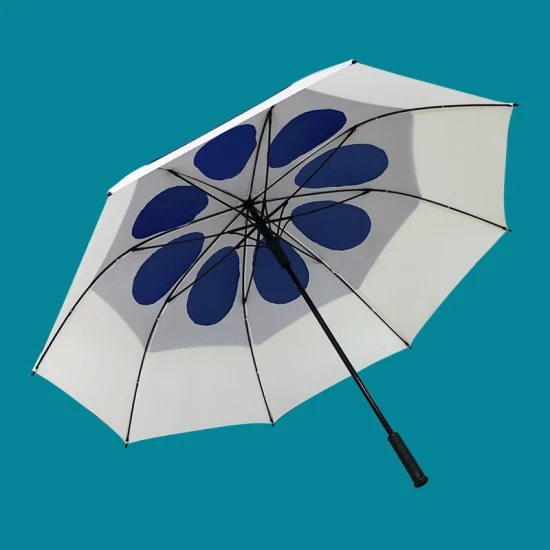 Nuevos agujeros de diseño de moda ventilados al aire libre Anti UV Sun Parasol Paraguas de golf para Shade Factory